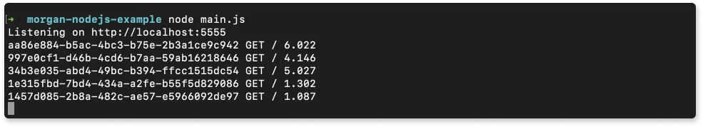 Log Output