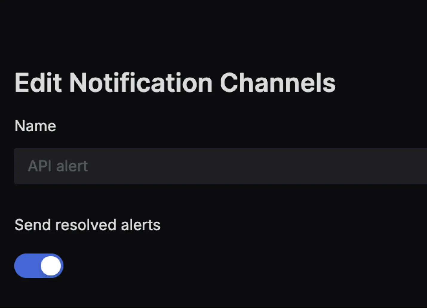 Turn off receiveing resolved alerts notifications.